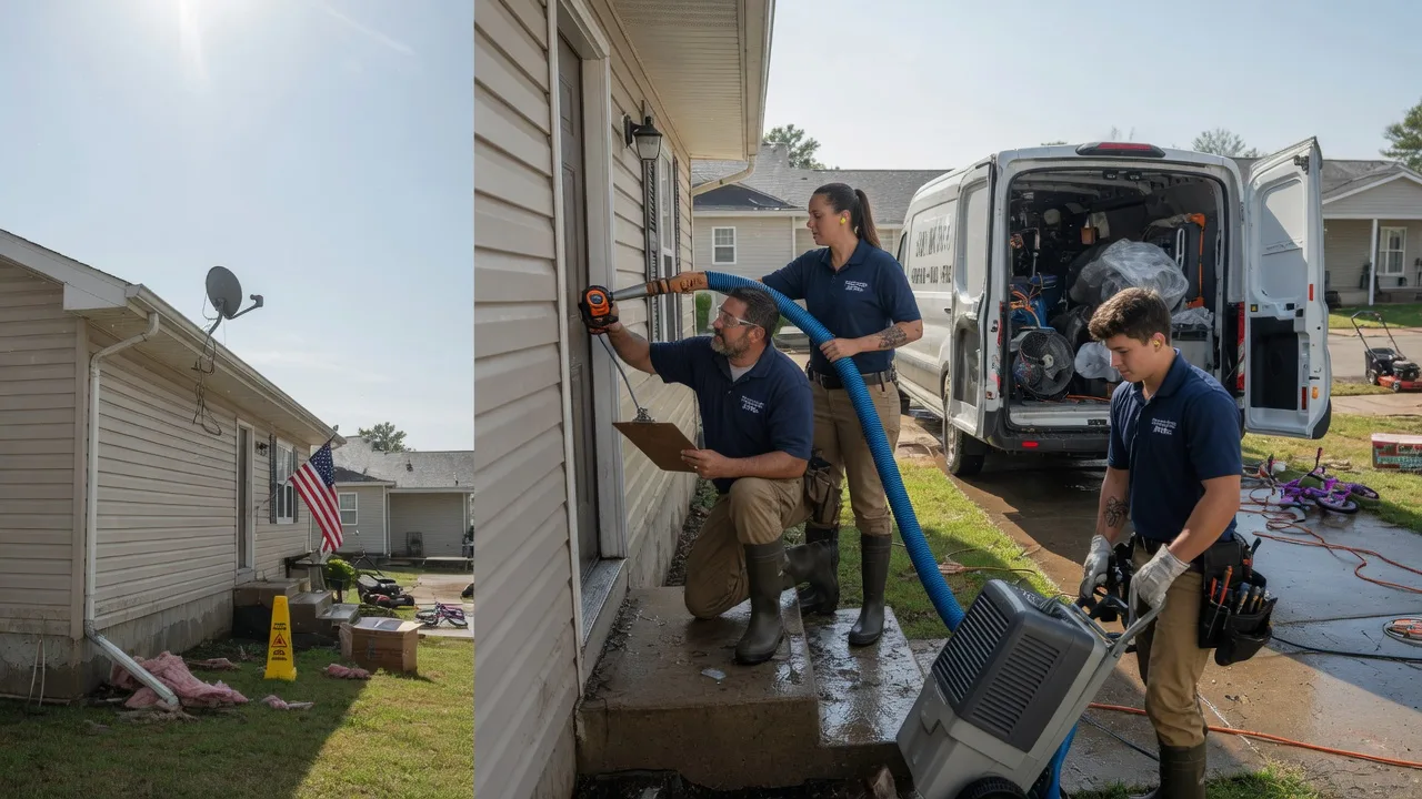 Ceiling Water Damage Restoration in Tecumseh, KS near me